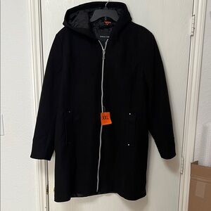 Vince Camuto Black Hooded Woman’s Jacket / Coat